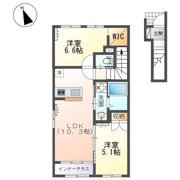 仮）東新町新築アパート B棟 1517N1の間取り画像