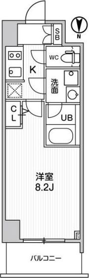 Fortuney大手前の間取り画像