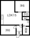 パールハイツの間取り画像