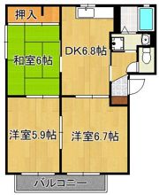 Vida Valuge A棟の間取り画像