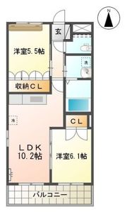 コンフォールヴィレッジの間取り画像