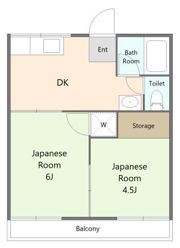 辻サンハイツの間取り画像