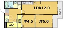 ビューハイツ京都山科（ベルヴィ52）の間取り画像