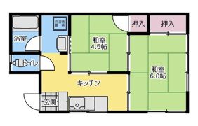 松野荘の間取り画像