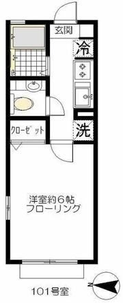 ローズコート祐天寺の間取り画像