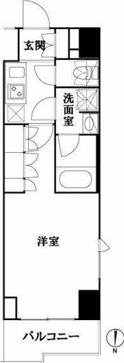 ルーブル池袋弐番館の間取り画像