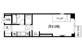 コスモリード京都今出川の間取り画像