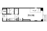 コスモリード京都今出川の間取り画像