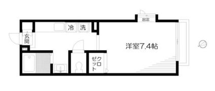 シャトレ北町の間取り画像