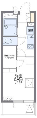 レオパレス加島駅ダイレクトⅠの間取り画像