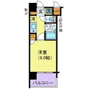 シンシア三田慶大前の間取り画像