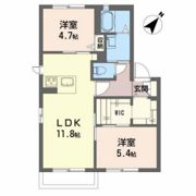 リーベンステージ Ⅱの間取り画像