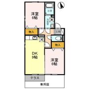 オークスハイムつきぢの間取り画像