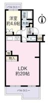 キャッスル富水の間取り画像