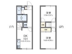 レオパレスビーグラッドの間取り画像