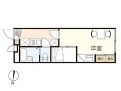 レオパレス己斐中壱番館の間取り画像