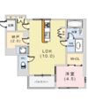 芦屋第一コーポラスの間取り画像