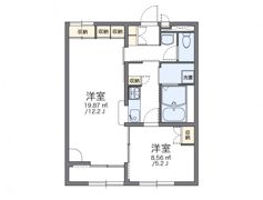 レオパレス向山Ⅱの間取り画像