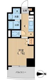 ウィルテラス西大島の間取り画像