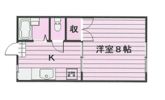 パールハイツ Bの間取り画像