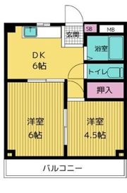 シャトレ高山の間取り画像