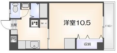 ハーバーハイツ万代町の間取り画像