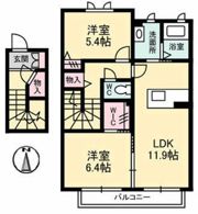 グランマスト伴 B棟の間取り画像