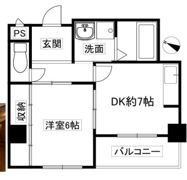 タウンコート六甲の間取り画像