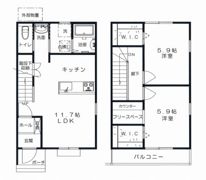 VILLA MONZEN Ⅲの間取り画像
