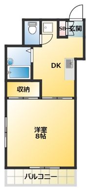 エアリハイムの間取り画像