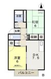 ステラマリス田中 Aの間取り画像