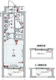 パークウェル東大前の間取り画像