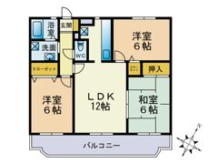 グランデージ空港南の間取り画像