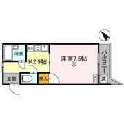 リバーハイツ豊岡の間取り画像