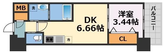 クローバー・グランデ今里の間取り画像