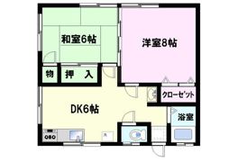 濱野アパートの間取り画像