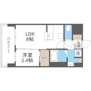 セレニテ難波ミラク壱番館の間取り画像