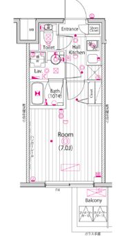 ガーラ・クレスタ横濱関内の間取り画像