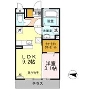 アザックけやき通りの間取り画像