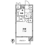 アスリート江坂Ⅱ番館の間取り画像