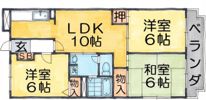 サニーコート星ヶ丘の間取り画像