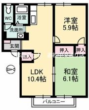 フレグランス飯山 C棟の間取り画像