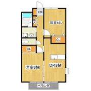 グリーンハイツふじさわの間取り画像