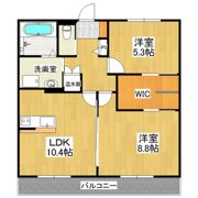 ジュネス・サクラ B棟の間取り画像