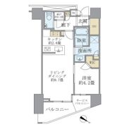 Brillia THE TOWER TOKYO YAESUの間取り画像