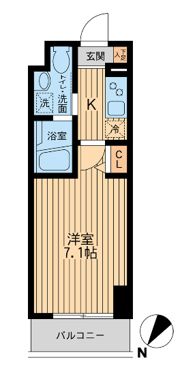 HF関内レジデンスの間取り画像