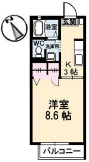 アヴァンティ東本浦の間取り画像