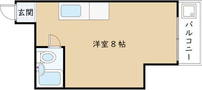 桃山台岡崎ハイツの間取り画像