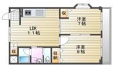 第2岸本マンションの間取り画像