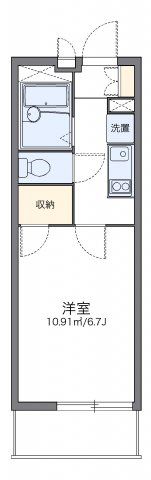 レオパレスヴィクトワールの間取り画像